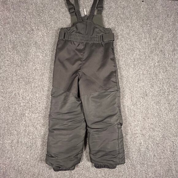 Cherokee Snow Bib Fleece Overall One-Piece Jumpsuit Charcoal Toddler's Size 4T - Picture 2 of 8